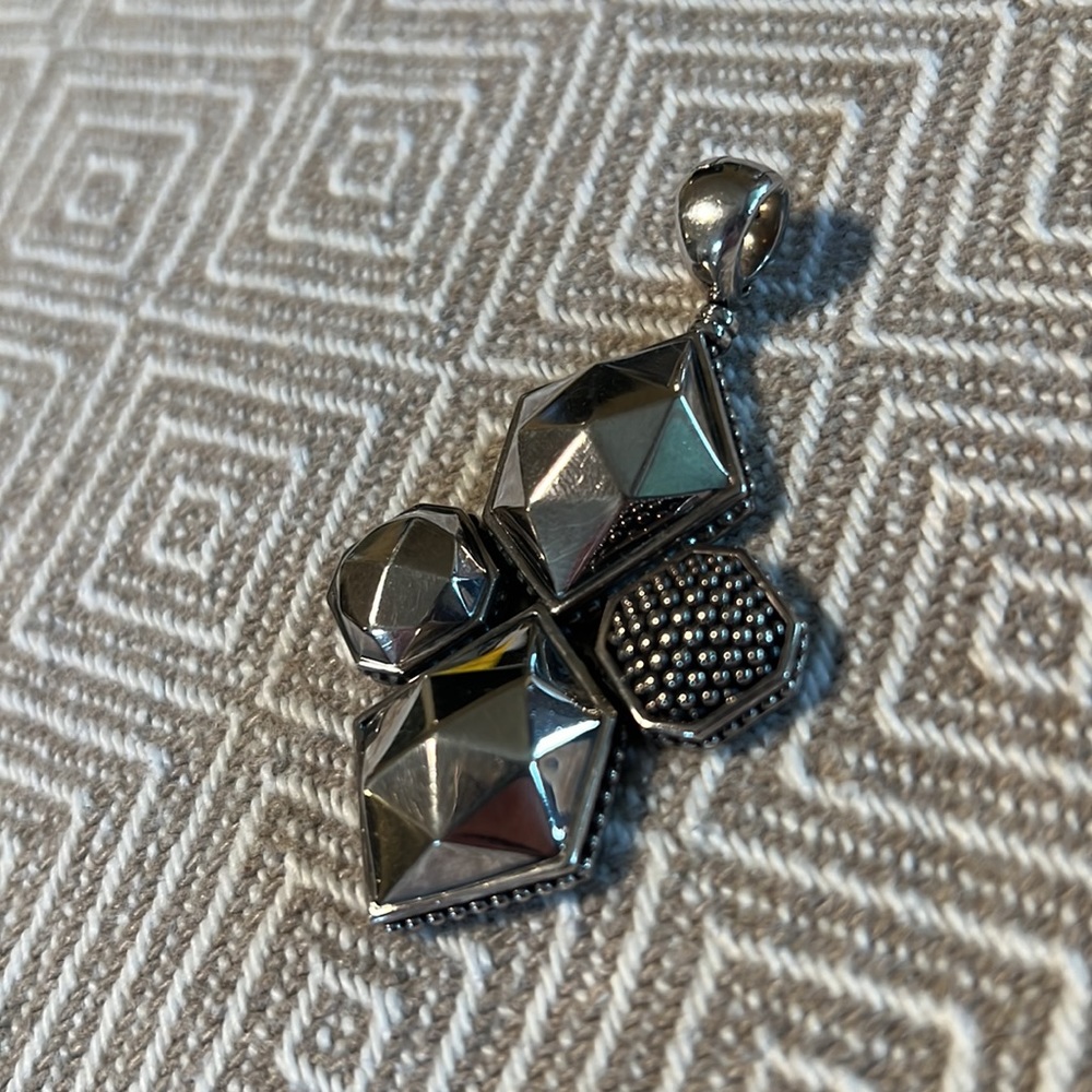 Vintage Lagos Caviar Pendant